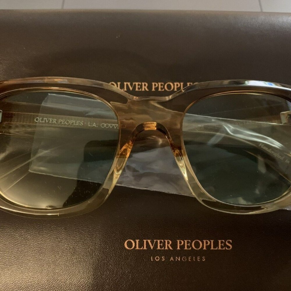 Oliver Peoples SHILLER OPTICAL Sun OV5433U Honey VSB/Green Wash Super RARE FIND